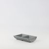 Dĩa Chấm 2 Ngăn DV071 Granite Dark Grey