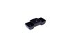 Dĩa Chấm Melamine 3 Ngăn C107 Màu Đen Fataco - 14,0 x 6,0 x 3,9cm