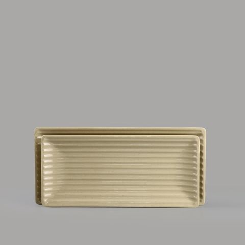 Dĩa Melamine Chữ Nhật Có Vân Màu Stone Superware - 3 Size