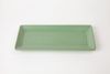 Dĩa Melamine Chữ Nhật Có Vân Nhám Xanh Lá - 3 Size