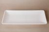 Dĩa Melamine Chữ Nhật Dài Màu Vân Đá Fataco - 25,1 x 16,2 x 2,7cm