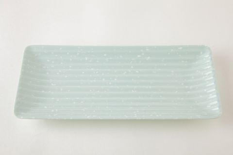 Dĩa Melamine Chữ Nhật Dài Vân Đá Ngọc -  27,0 x 12,5 x 2,6cm