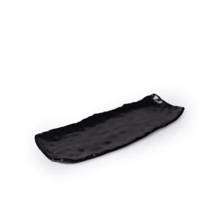 Dĩa Melamine Chữ Nhật DCN 118N Đen Nhám Fataco - 31,6 x 12,1 x 3,3cm