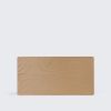 Dĩa Chữ Nhật Gân Clay Dark Brown