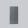 Dĩa Chữ Nhật Gân Granite Dark Grey