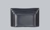 Dĩa Chữ Nhật Melamine Đen Nhám Thái Lan Superware