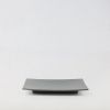 Dĩa Chữ Nhật Nhám Granite Dark Grey