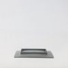 Dĩa Chữ Nhật Nhám Granite Dark Grey