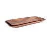 Dĩa Melamine Chữ Nhật Nhám Vân Gổ Fataco - 2 Size