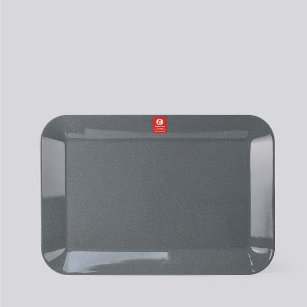 Dĩa Chữ Nhật PV461 Granite Dark Grey