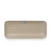 Dĩa Melamine Chữ Nhật Sâu Nâu Nhám Fataco - 2 Size
