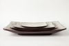 Dĩa Melamine Chữ Nhật Sâu Nhám Hai Lớp