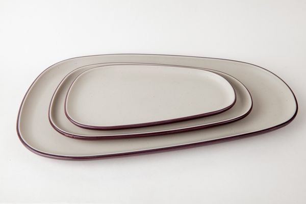 Dĩa CN Decor Cạn Nhám Hai Lớp