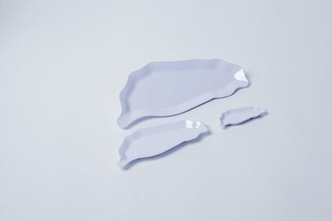 Dĩa Melamine DL Màu Trắng - 3 Size