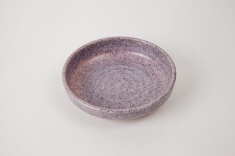 Dĩa Melamine Gân Sâu DGS06N Nhám Màu Môn - 13,9 x 3,3cm