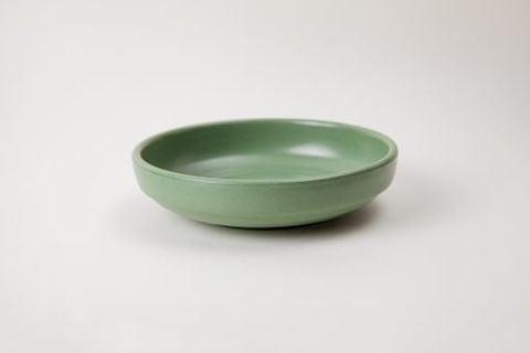 Dĩa Melamine Gân Sâu DGS06N Nhám Xanh Lá - 13,9 x 3,3cm