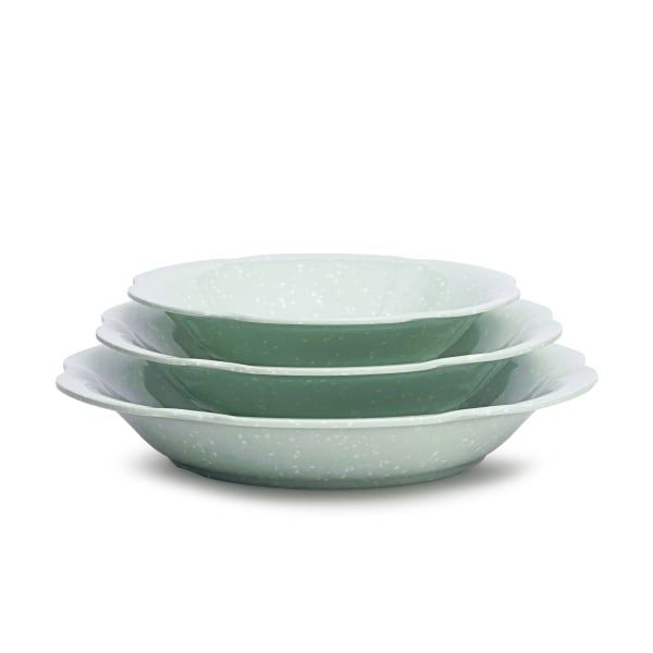 Dĩa Melamine Hoa Vân Đá Ngọc - 4 Size