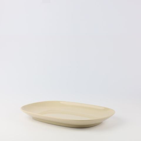 Dĩa Melamine Oval Ảo Sâu Lòng Màu Stone Superware - 3 Size