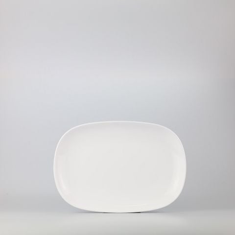 Dĩa Melamine Oval Sâu Ảo Màu Trắng Superware - 3 Size