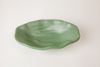 Dĩa Melamine Oval Có Chân DOV106N Nhám Xanh Lá - 16,8 x 10,3 x 4,2cm
