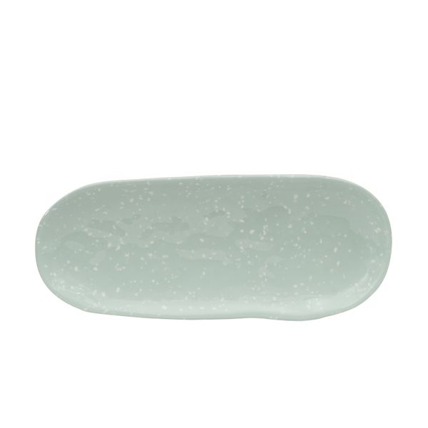 Dĩa Melamine Oval Dầy Vân Đá Ngọc - 3 Size