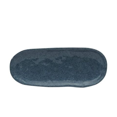 Dĩa Melamine Oval Dầy Vân Đá Xanh - 3 Size