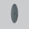 Dĩa Oval Gân Granite Dark Grey