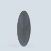 Dĩa Oval Gân Granite Dark Grey