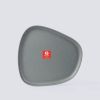 Dĩa Oval Nhám Granite Dark Grey