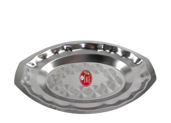 Dĩa Oval Inox Sâu