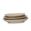Dĩa Melamine Oval Sâu Nâu Nhám Fataco - 3 Size