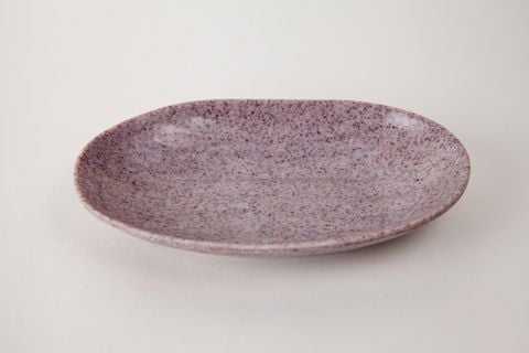 Dĩa Melamine Oval Sâu Nhám Màu Môn - 3 Size