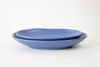 Dĩa Melamine Oval Sâu Nhám Xanh Dương - 2 Size