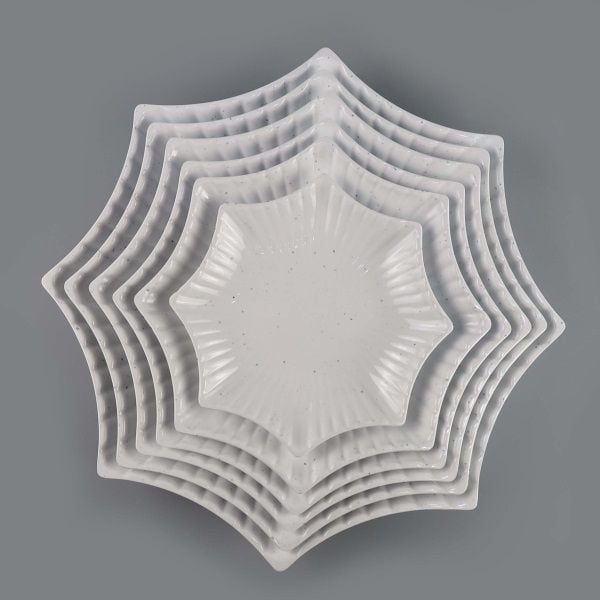 Dĩa Melamine Sao Pearl Stone Superware - 6 Size