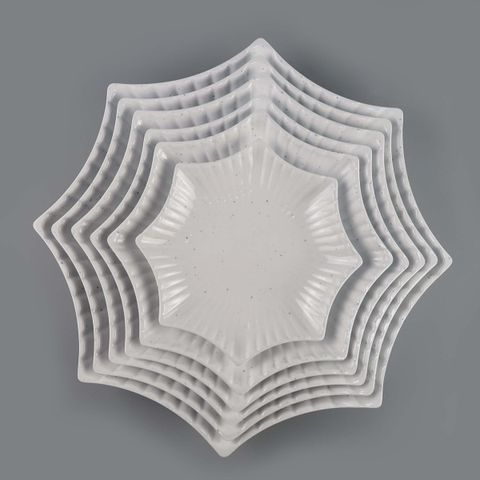 Dĩa Melamine Sao Pearl Stone Superware - 6 Size