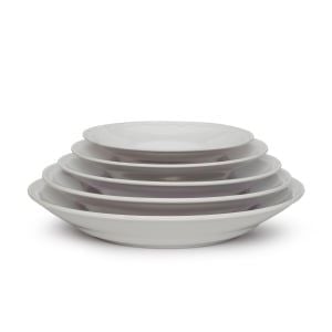Dĩa Melamine Sâu DBN Màu Trắng - 5 Size