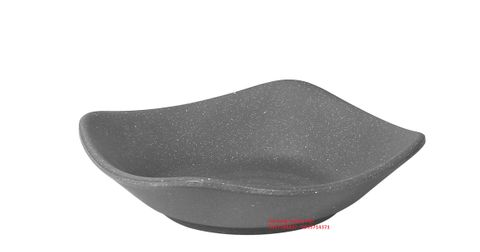 Dĩa Melamine Sâu Nhám Granite Dark Grey Superware - 2 Size