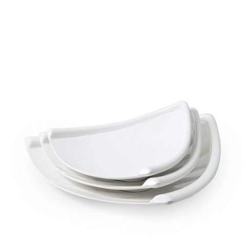 Dĩa Melamine Tam Giác Gân Horeca Fataco - 3 Size