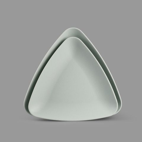 Dĩa Melamine Tam Giác Pastel Green Superware - 2 Size