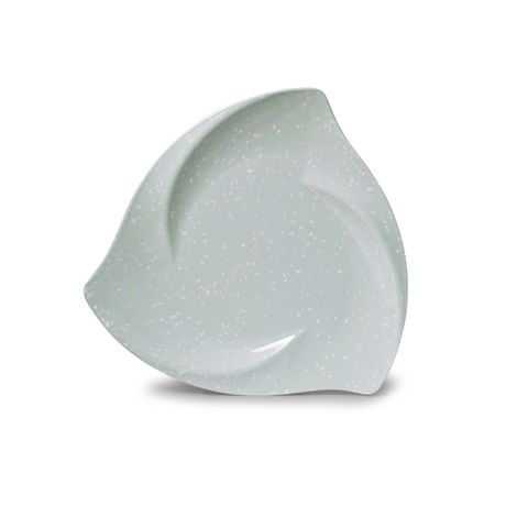 Dĩa Melamine Tam Giác Vân Đá Ngọc - 3 Size