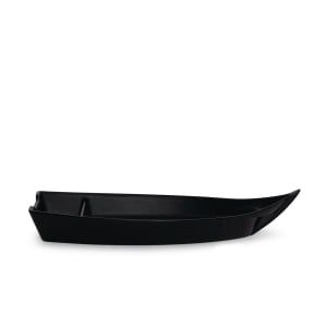 Dĩa Melamine Thuyền Đen Nhám Fataco - 26,0 x 11,5 x 2,5cm