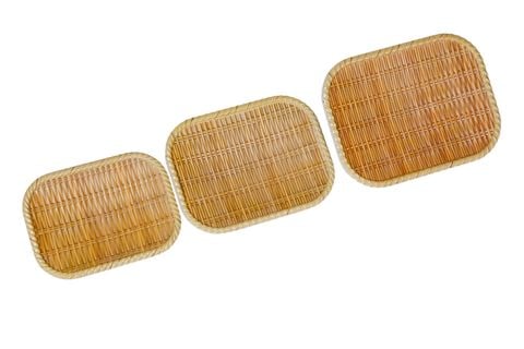 Dĩa Melamine Giả Tre Chữ Nhật VCP - 3 Size