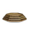 Dĩa Melamine Giả Tre Lục Giác VCP - 4 Size