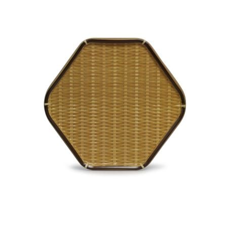Dĩa Melamine Giả Tre Lục Giác VCP - 4 Size