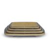 Dĩa Melamine Giả Tre Vuông Dày VCP - 4 Size