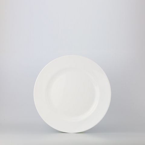 Dĩa Melamine Tròn Cạn Màu Trắng Superware - 8 Size