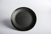 Dĩa Melamine Tròn DA 09N Đen Nhám Fataco - 23,5 x 2,8cm