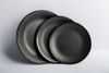 Dĩa Melamine Tròn DA 08N Đen Nhám Fataco - 21,0 x 2,4cm