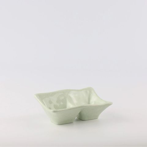 Chén Chấm Melamine 2 ngăn DV116-4,5 GreenStone Superware - 12 x 4,5 x 8cm