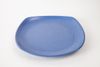Dĩa Melamine Vuông Gân Nhám Xanh Dương - 3 Size